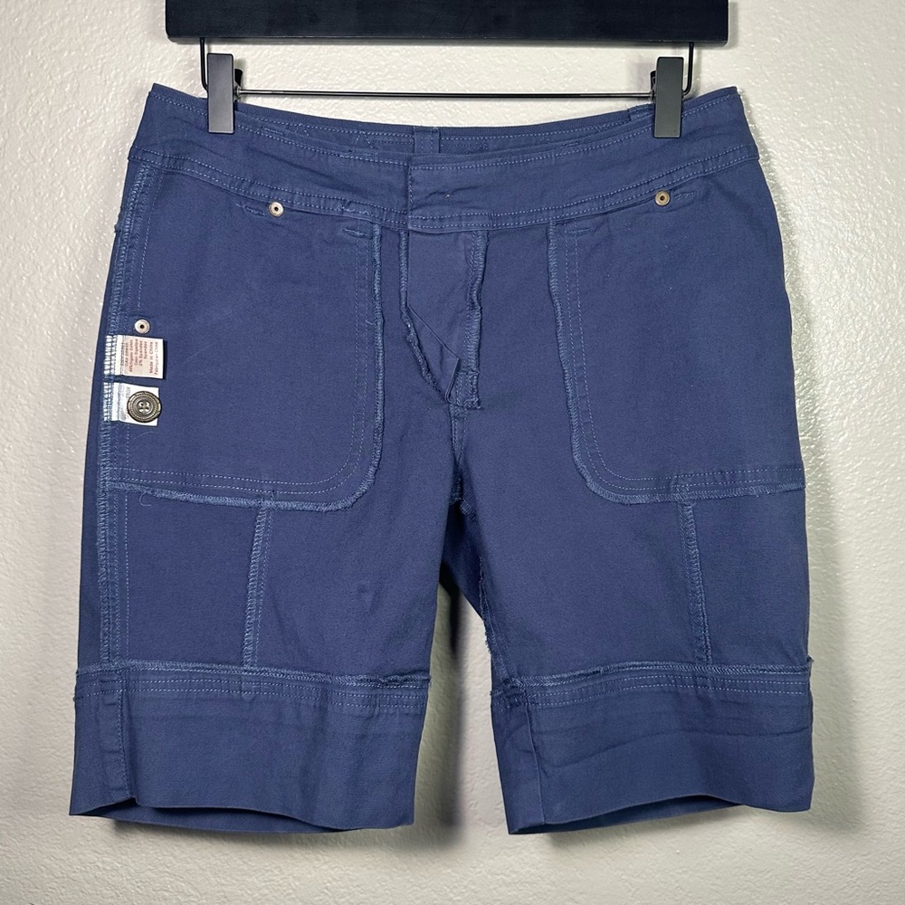 Aventura Organic Cotton Bermuda Shorts in River Blue - Picture 6 of 6
